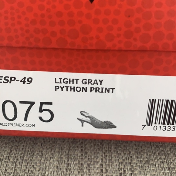 Donald J Pliner NEW DIEME SLING PYTHON print - Picture 3 of 6